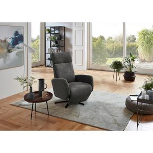 Sit & More RELAXAČNÉ KRESLO, textil, antracitová vyobraziť