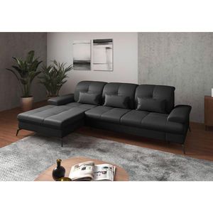 Sit & More ROHOVÁ SEDAČKA, koža, čierna vyobraziť