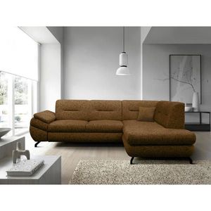 MID.YOU ROHOVÁ SEDAČKA, textil, hnedá vyobraziť
