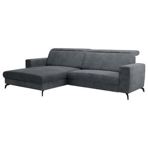 Sit & More ROHOVÁ SEDAČKA, textil, sivá vyobraziť