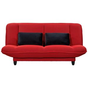MID.YOU ROZKLADACIA POHOVKA, textil, červená vyobraziť