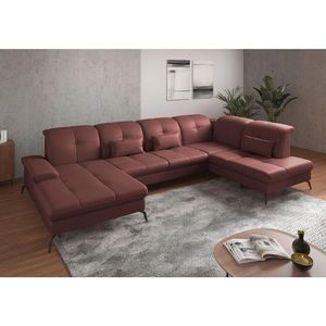 Sit & More SEDACIA SÚPRAVA, koža, červenohnedá vyobraziť