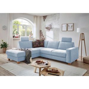 Sit & More ROHOVÁ SEDAČKA, textil, svetlomodrá vyobraziť