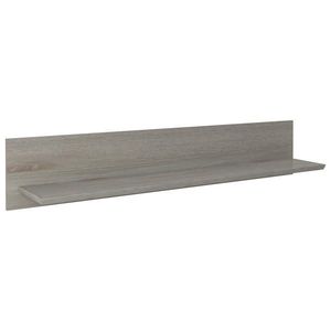Hom`in NÁSTENNÁ POLICA, sivá, 150/28/27 cm vyobraziť