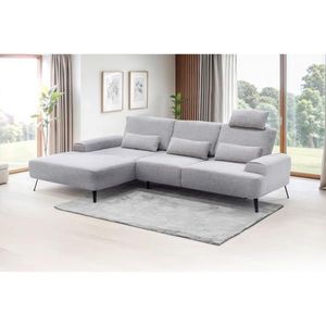 Livetastic ROHOVÁ SEDAČKA, textil, svetlosivá vyobraziť