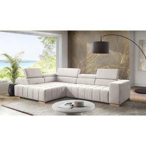 Livetastic ROHOVÁ SEDAČKA, textil, krémová vyobraziť