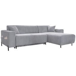 MID.YOU ROHOVÁ SEDAČKA, textil, svetlosivá vyobraziť