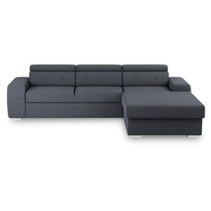 MID.YOU ROHOVÁ SEDAČKA, textil, sivá vyobraziť