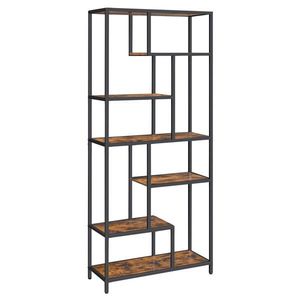 Boxxx REGÁL, hnedá, čierna, 80/180/30 cm vyobraziť