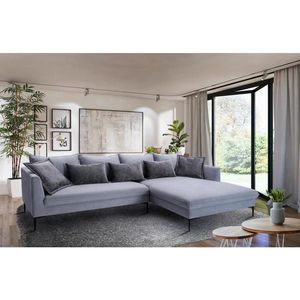 Livetastic ROHOVÁ SEDAČKA, textil, sivá vyobraziť