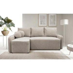 MID.YOU ROHOVÁ SEDAČKA, textil, taupe vyobraziť