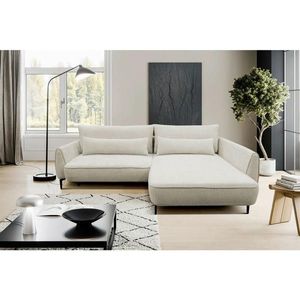 MID.YOU ROHOVÁ SEDAČKA, textil, krémová vyobraziť