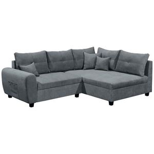 MID.YOU ROHOVÁ SEDAČKA, textil, kompozitné drevo, antracitová vyobraziť