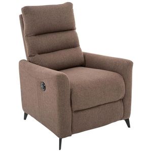 Livetastic RELAXAČNÉ KRESLO, kov, textil, hnedá, čierna vyobraziť
