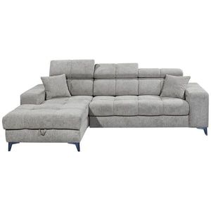 MID.YOU ROHOVÁ SEDAČKA, textil, svetlosivá vyobraziť
