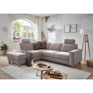 Sit & More ROHOVÁ SEDAČKA, textil, taupe vyobraziť