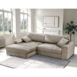 Livetastic ROHOVÁ SEDAČKA, textil, cappuccino vyobraziť