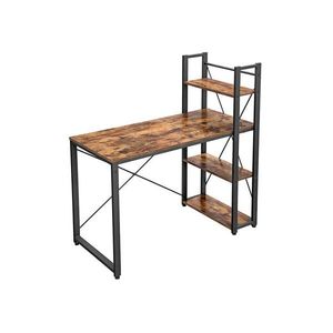 Boxxx PÍSACÍ STÔL, hnedá, čierna, 120/60/120 cm vyobraziť