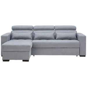 Carryhome ROHOVÁ SEDAČKA, textil, modrosivá vyobraziť