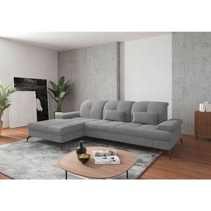 Sit & More ROHOVÁ SEDAČKA, textil, sivá vyobraziť