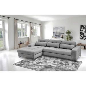 Livetastic ROHOVÁ SEDAČKA, textil, sivá vyobraziť