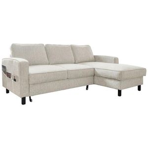 MID.YOU ROHOVÁ SEDAČKA, textil, béžová vyobraziť