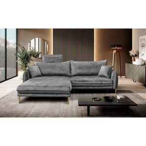 MID.YOU ROHOVÁ SEDAČKA, textil, sivá vyobraziť