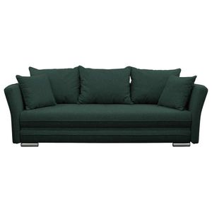 MID.YOU ROZKLADACIA POHOVKA, textil, tmavozelená vyobraziť