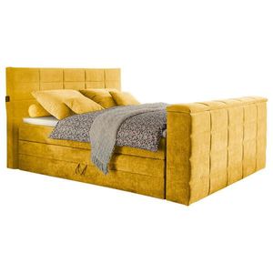 Carryhome BOXSPRINGOVÁ POSTEĽ, 180/200 cm, žltá vyobraziť