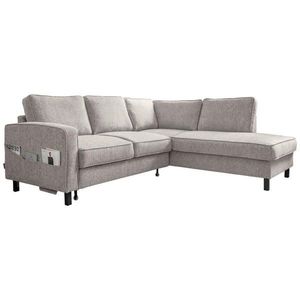 ROHOVÁ SEDAČKA, textil, sivobiela vyobraziť