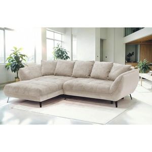 Livetastic ROHOVÁ SEDAČKA, textil, piesková, béžová vyobraziť