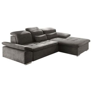 MID.YOU ROHOVÁ SEDAČKA, textil, kompozitné drevo, tmavosivá vyobraziť