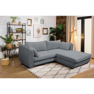 MID.YOU ROHOVÁ SEDAČKA, textil, sivá vyobraziť
