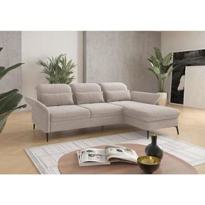 Sit & More ROHOVÁ SEDAČKA, textil, sivobéžová vyobraziť