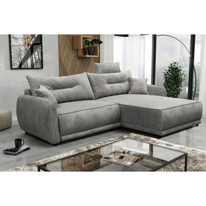 MID.YOU ROHOVÁ SEDAČKA, textil, sivá vyobraziť