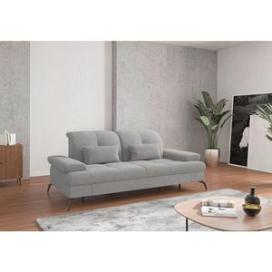 Sit & More TROJMIESTNA POHOVKA, textil, svetlosivá vyobraziť