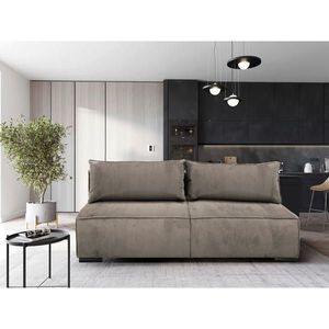 MID.YOU ROZKLADACIA POHOVKA, textil, svetlohnedá vyobraziť