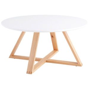 MID.YOU KONFERENČNÝ STOLÍK, biela, farba duba, drevo, kompozitné drevo, 80/80/39 cm vyobraziť