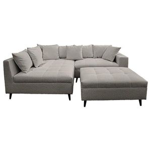 MID.YOU ROHOVÁ SEDAČKA, textil, tmavosivá vyobraziť