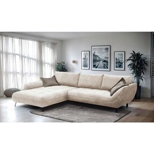 Livetastic ROHOVÁ SEDAČKA, textil, béžová, svetlohnedá vyobraziť