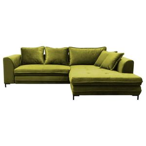 Livetastic ROZKLADACIA ROHOVÁ SEDAČKA, textil, svetlozelená vyobraziť