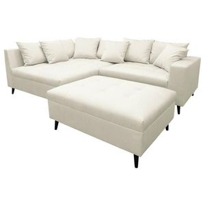 MID.YOU ROHOVÁ SEDAČKA, textil, svetlosivá vyobraziť