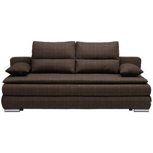 Livetastic ROZKLADACIA POHOVKA, textil, hnedá, strieborná vyobraziť
