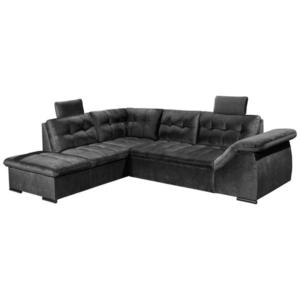 MID.YOU ROHOVÁ SEDAČKA, textil, čierna vyobraziť