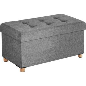 ÚLOŽNÝ BOX NA SEDENIE, textil, kompozitné drevo, 76/40/38 cm vyobraziť