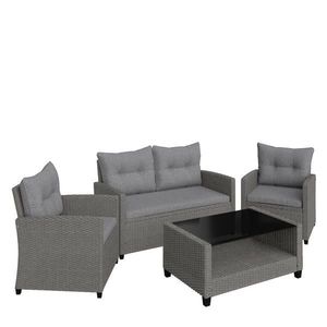 Ambia Garden TERASOVÁ SEDACIA SÚPRAVA kov, plast, sklo, textil vyobraziť