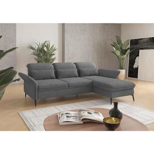 Sit & More ROHOVÁ SEDAČKA, textil, sivá vyobraziť
