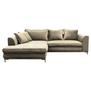 Livetastic ROZKLADACIA ROHOVÁ SEDAČKA, textil, béžová vyobraziť