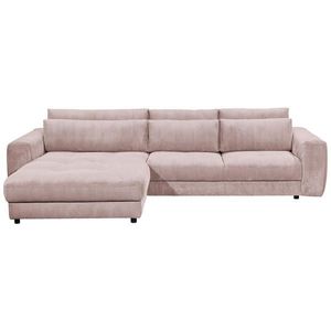 MID.YOU ROHOVÁ SEDAČKA, textil, kompozitné drevo, svetloružová vyobraziť