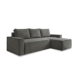 MID.YOU ROHOVÁ SEDAČKA, textil, tmavosivá vyobraziť